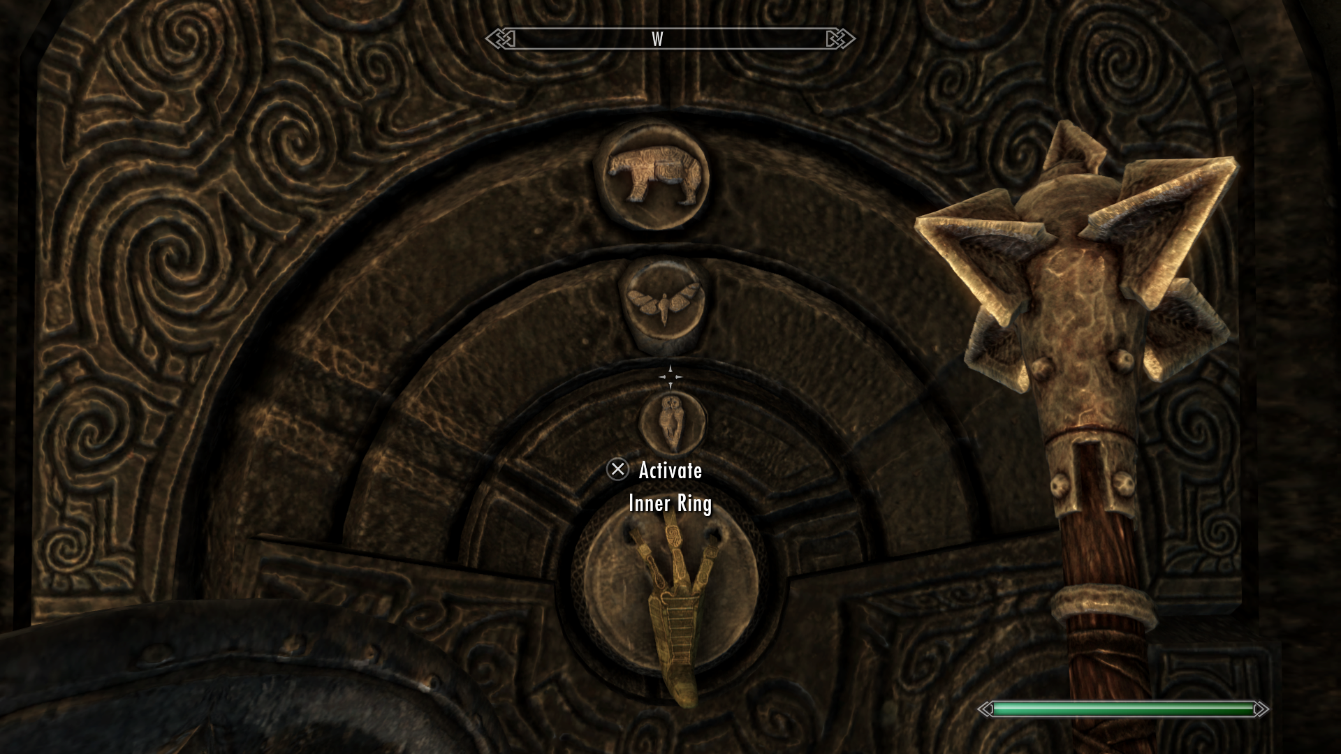 Skyrim Golden Claw quest door puzzle solution and walkthrough for the